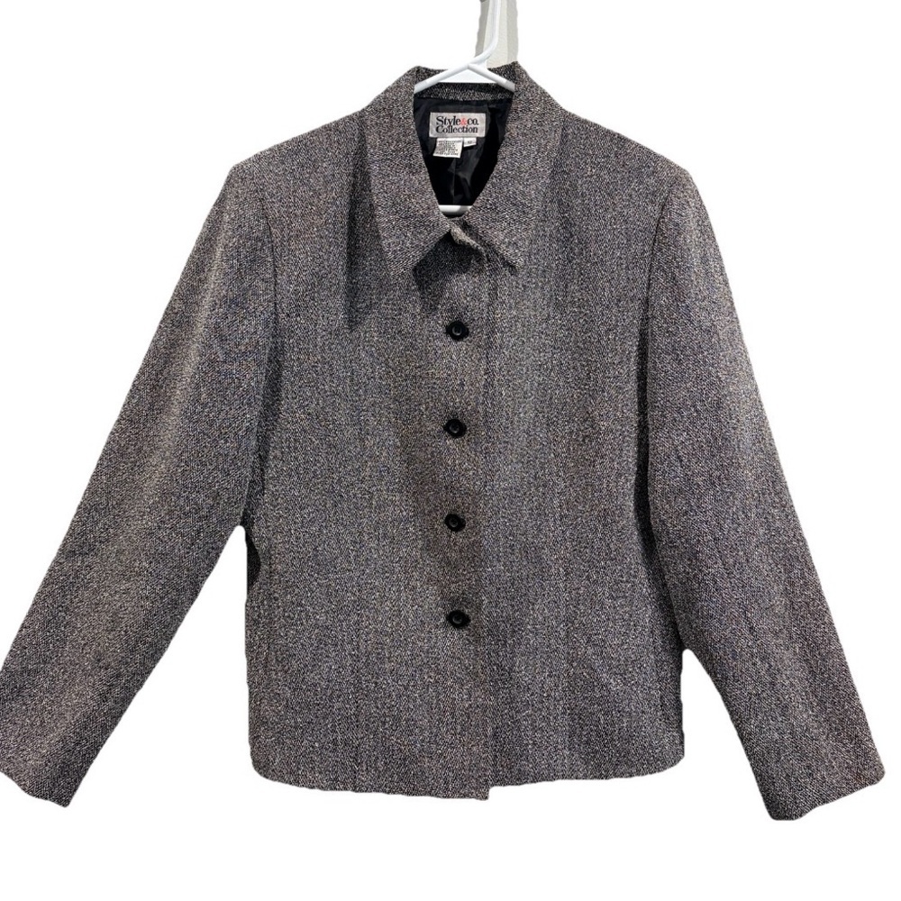 Button‎ Front Blazer Winter Workwear Size 12 Minimalist